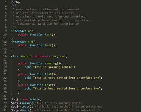 Image result for OOP Interface Program Example