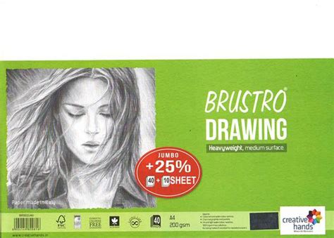 BRuSTRO Jumbo Pack Unruled A4 200 gsm Drawing Paper - Price History