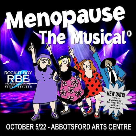 MENOPAUSE THE MUSICAL® , Abbotsford Art Centre, 5 October 2022 ...