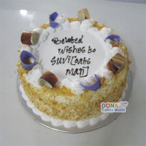 Butterscotch Cake Delivery in Chennai | Cake Shop - Order Cake Online