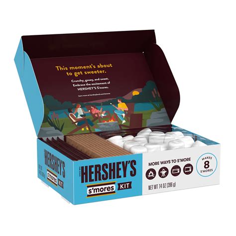 Hershey's All-in-One S'mores Kit, Seasonal Campfire Candy Chocolate ...