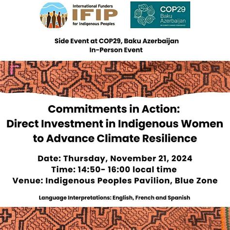 Direct Investment In Indigenous Women to Advance Climte Resilience ...