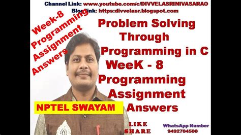 Image result for Week 5 Assignment NPTEL Problem Solving through Programming in C