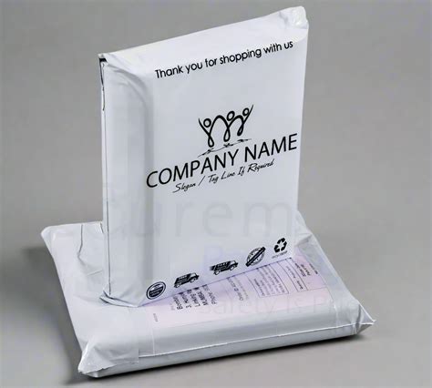 Custom Printed Courier Bags - Premium 60 Microns – Securement Packaging ...