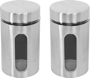 Flipkart SmartBuy Steel, Glass Grocery Container - 900 ml Price in ...