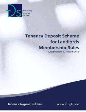Fillable Online What is the Tenancy Deposit Scheme Fax Email Print ...