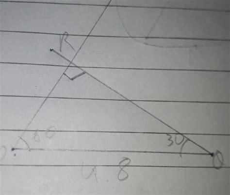 construct a triangle pqr with angle p =60 degree and q = 30 degree and ...