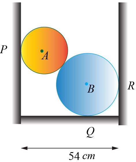 Two-steel-balls-A-and-B-are-placed-inside-a-right-circular-c-a7b0a9d0