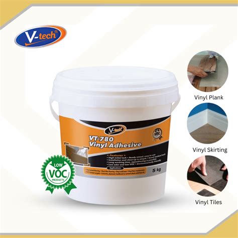 Vtech VT-780 Vinyl Adhesive (5kg) Sealant Flooring Glue Gam Lantai ...