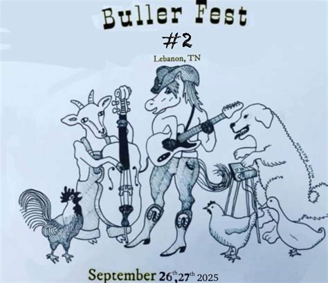 Buller Fest 2025, Lebanon, TN, Nashville, 26 September to 28 September ...