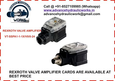 Rexroth VT-SSPA1 REXROTH VALVE AMPLIFIER VT-SSPA1 | Advance Hydraulic ...