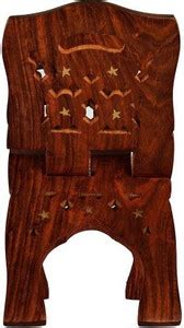 VALUE CRAFTS Pooja Book Stand/Rehal/Wooden holy Book Stand/Wooden Book ...