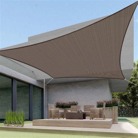 Amazon.com : ECOOPTS 8'x12' HDPE Sun Shade Sail Rectangle Canopy Shades ...