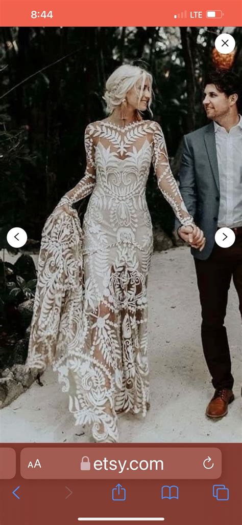 Boho Western Wedding Dress - Etsy Australia | Western wedding dresses, Etsy wedding dress, Boho ...