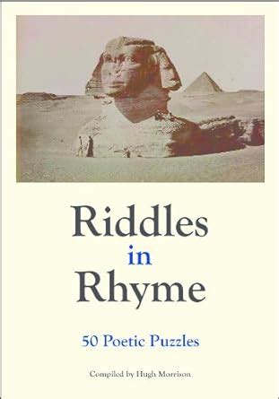 Riddles in Rhyme: 50 Poetic Puzzles eBook : Morrison, Hugh: Amazon.in ...