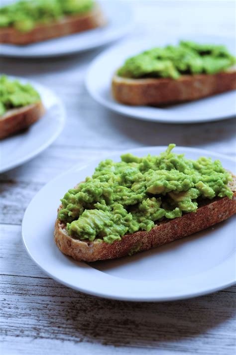 Simple Avocado Toast with Lemon - with Citrus and Salt
