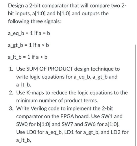 Image result for 2-Bit Comparator Using 1 Bit Comparator