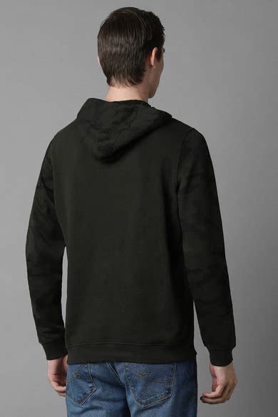 Buy Men Casual Green Print Sweatshirt Online - 39688728 | Louis Philippe