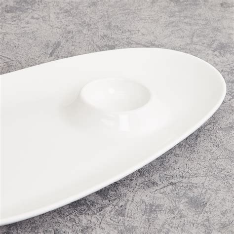 Buy Rhodes Bone China Chip and Dip Platter - 31.5x19.5cm from Home ...