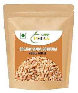 TWFAA Organic Samba Gothumai Whole Long Grain/samba wheat/500 grams ...