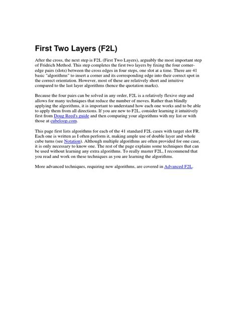 Image result for F2L PDF