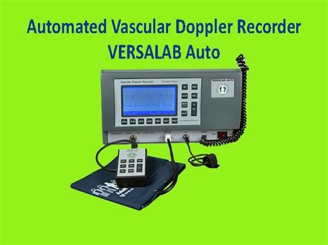 Vascular Doppler Products - Versalab Automated AB Index Vascular ...