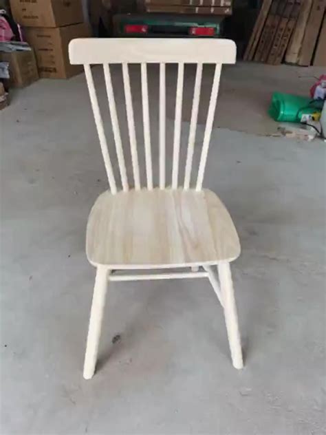 北欧实木椅白茬休闲凳子白坯橡木椅子白茬全实木温莎椅批发-阿里巴巴