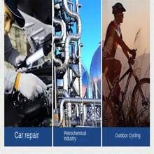 1pc Thin Nylon 13-needle Adhesive Glove With 3 Touch Screen Fingers ...