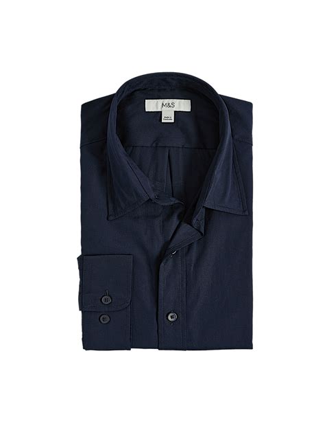 Buy Easy Iron Pure Cotton Shirt at Marks & Spencer