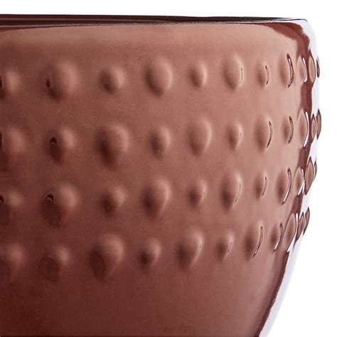 Briar Brown Ceramic Outdoor Planter | At Home