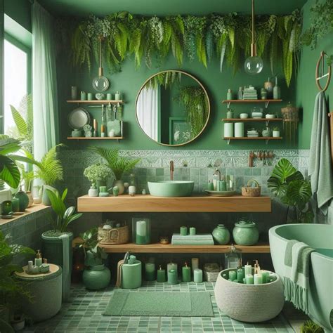 15 Stunning Green Bathroom Decor Ideas » HomeDecorFull