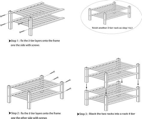 Buy OYREL 4 Tier Shoe Rack,100% Natural Bamboo Wooden Shoe Rack ...