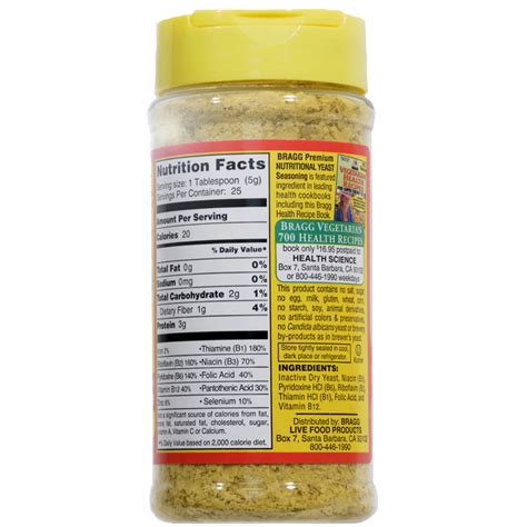 Bragg Nutritional Yeast Seasoning - Vegan Black Market