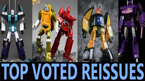 TOP MP TRANSFORMERS REISSUE LIST PICKED BY VIEWERS - YouTube