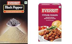 Everest Black Pepper Powder 100 Gm| Everest Chole Masala 100 Gm| Pack ...