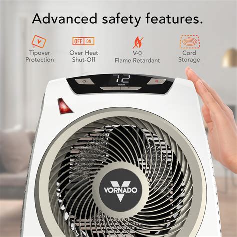 Snapklik.com : Vornado AVH10 Space Heater For Home, Fan Only Option ...
