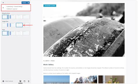 Image result for Customize Sidebar Layout