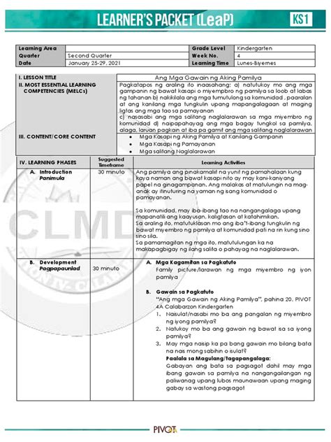 DepEd Pivot 4A Module 的图像结果