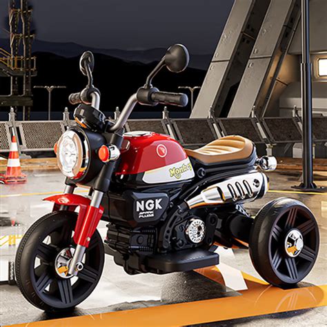 Ride On Bike for Kids - 3 Wheel Motor Bike for Children