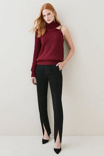 Black Cigarette Trousers | Karen Millen