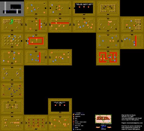 The Legend of Zelda - Level 6 Dragon Quest 1 Map