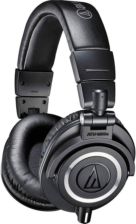 Audio-Technica ATH-M50x Over-Ear Professional Studio Monitor Headphone ...