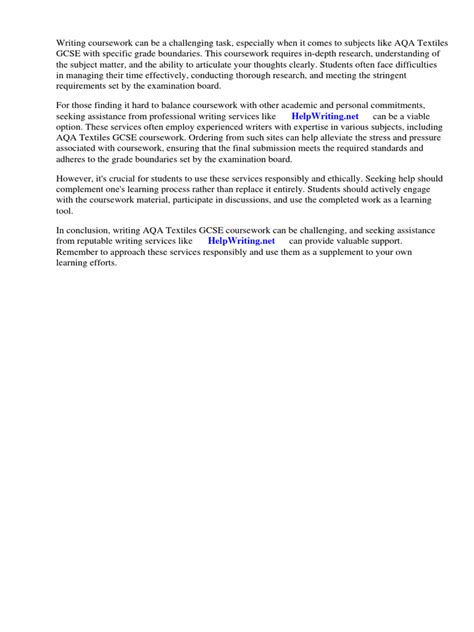 Image result for GCSE Textiles Coursework Example Written Work