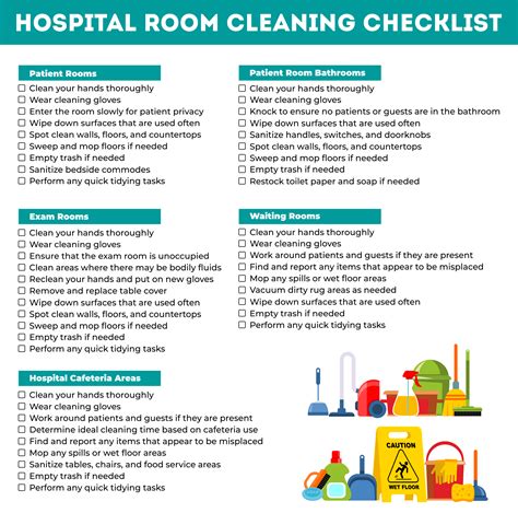 Room Cleaning Checklist - 10 Free PDF Printables | Printablee