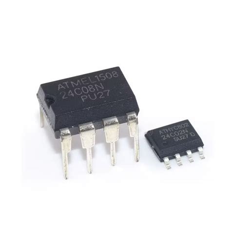 24C08 IC | AT24C08 EEPROM IC | 8Kb I2C Memory Chip for Embedded Projec ...
