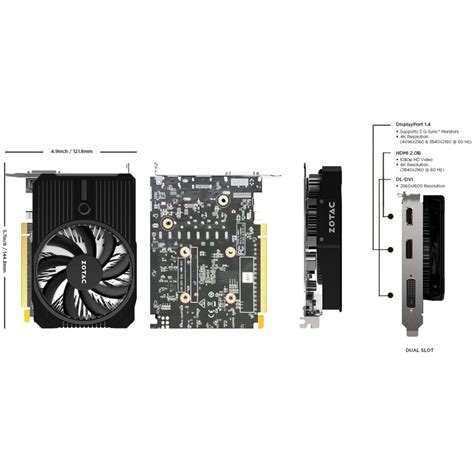 Zotac GeForce GTX 1050 Ti Mini 4GB GDDR5 Best Price in India on ...