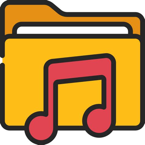 Music folder - Free files and folders icons