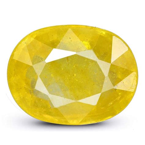 The Gallery Of Gemstone 5 Ratti 100% Natural Yellow Sapphire (Pukhraj ...