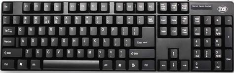 Tvs Electronics Champ Keyboard Wired USB Standard Desktop Keyboard ...