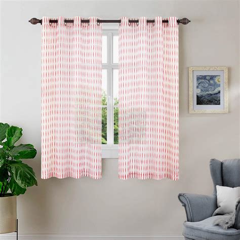 Buy DECO WINDOW Set of 2 Printed Sheer Curtains from Deco Window at ...
